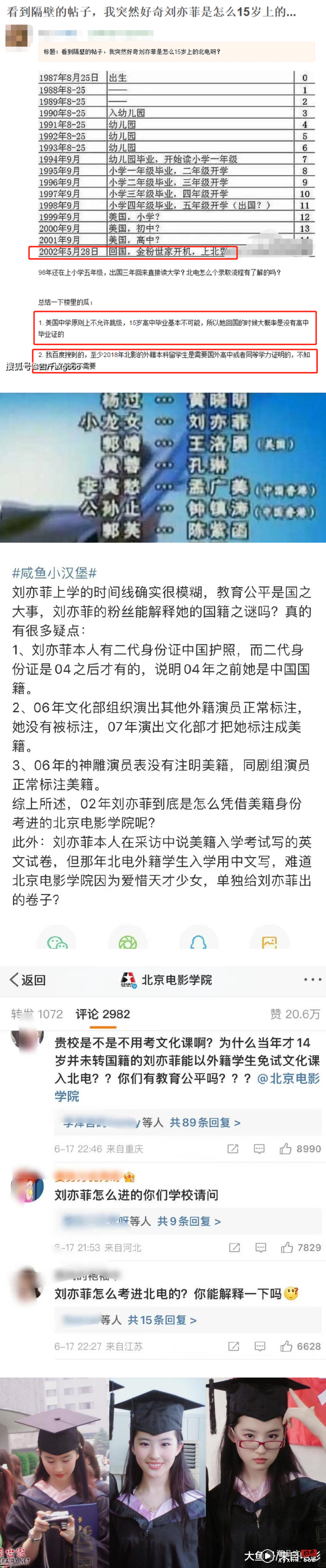 刘亦菲被质疑“走后门”入读北京电影学院！　官方回应来了 娱乐资讯 图1张